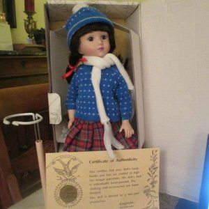 Kingstate Porcelain Doll 14” The Prestige Collection ICE SKATER SARA 143/3500